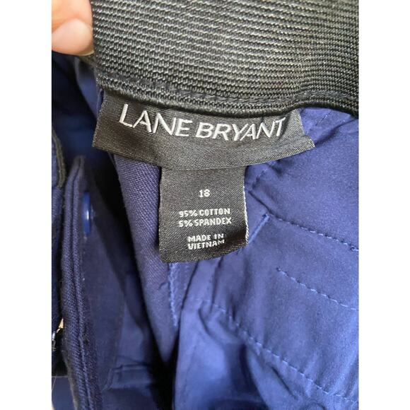 Lane Bryant Womens Pants Size 18 The Ashley Navy Blue Curvy Fit Plus Size NEW - Picture 4 of 5